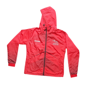 Red Rain Jacket - Runners front