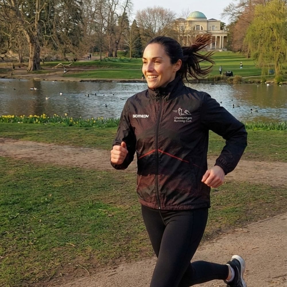 Unisex Black Track Jacket - Runners - Image 2