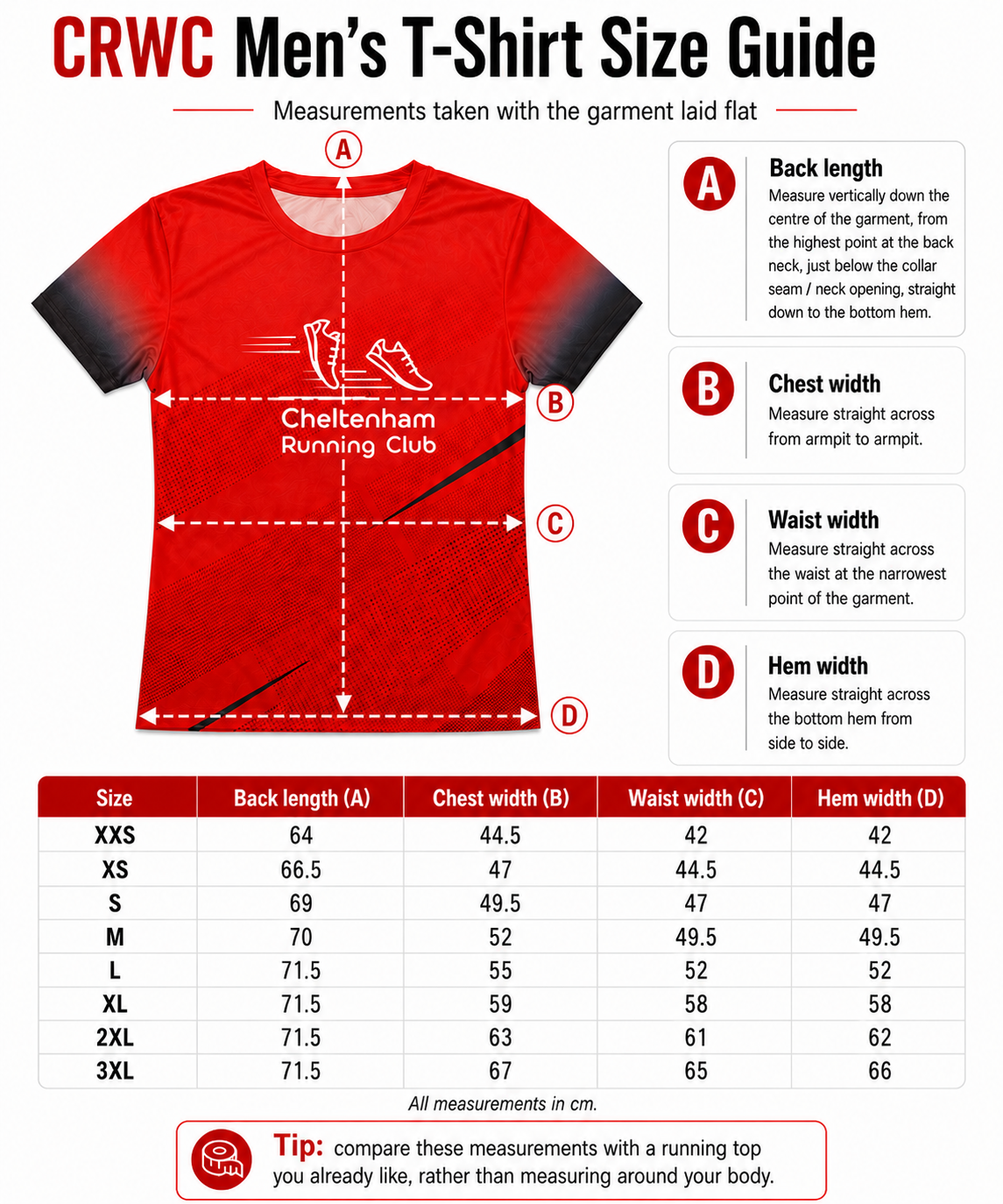 Men's CRC Training T-shirt - New Design - Image 3
